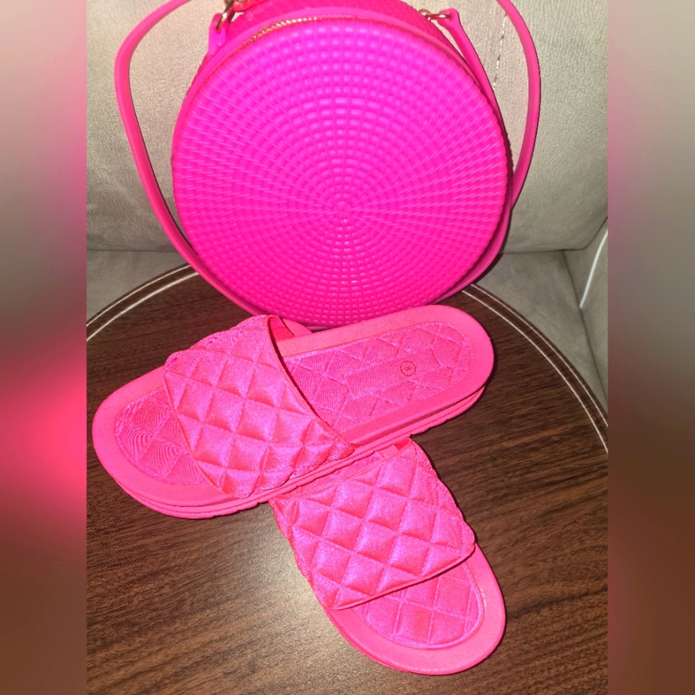 Pink crossbody